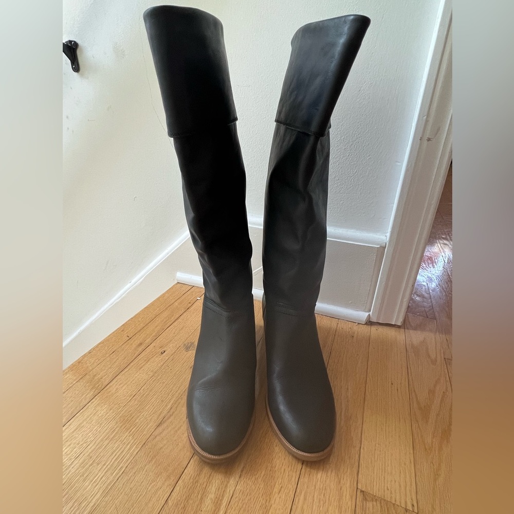 Black UGG riding boots